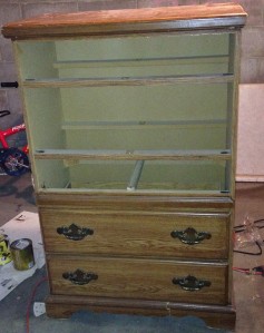 Repurposing An Old Dresser Into A Tv Stand Momsinreallife